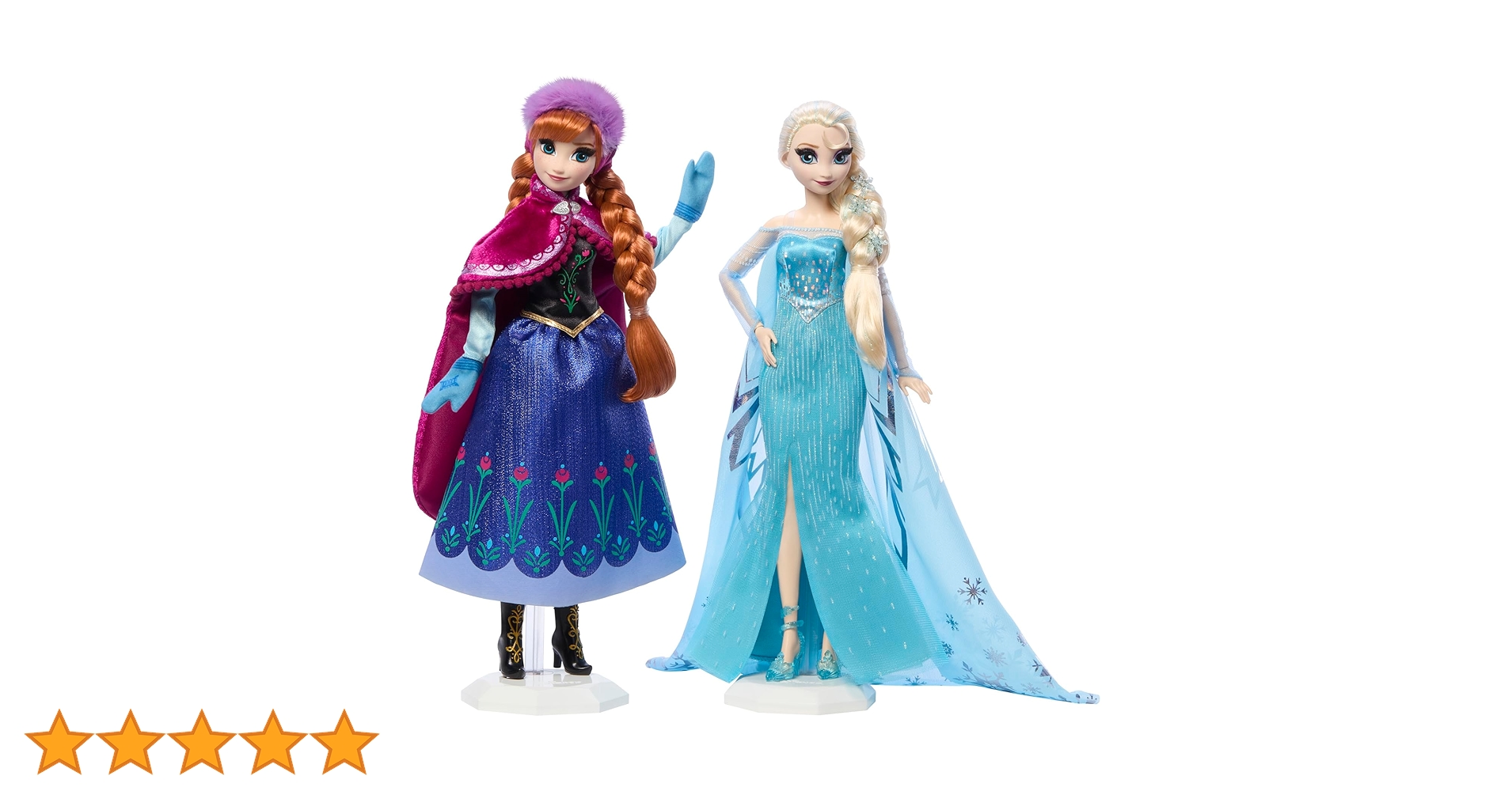 ディズニー アナと雪の女王 SAKSリミテッドドール アナ＆エルサ LE1000 ディズニー JFH87 アナと雪の女王 エルサ（うたってたのしい